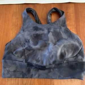 Lululemon sports bra diamond dye pitch grey graphite